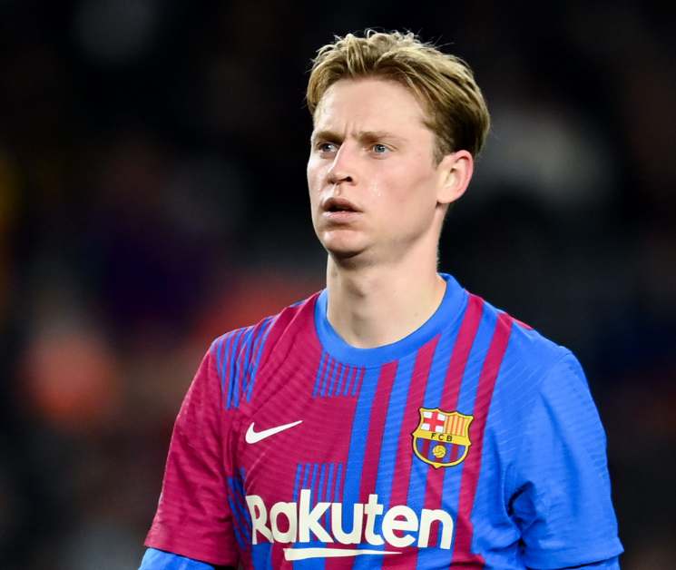 西甲第12輪巴薩客勝塞爾塔，德容紅牌離場(chǎng)后社交媒體表態(tài)